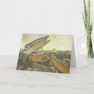 Cartão Brown Trout Card