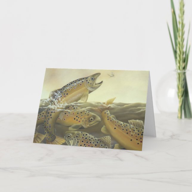 Cartão Brown Trout Card (Frente)
