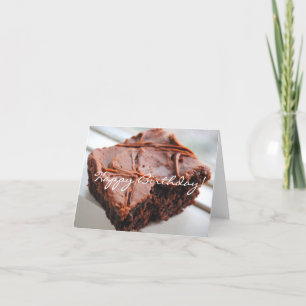 Cartão Brownie Happy Birthday Card