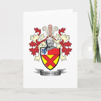 Cartão Bruce Family Crest Coat of Arms