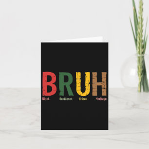 Cartão Bruh Meme Celebra a História Negra Mulheres do Mês