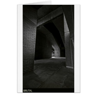 Cartão brutalismo