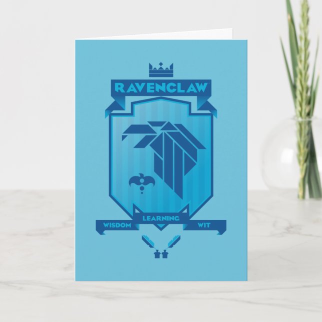 Cartão Brutalista RAVENCLAW™ Crest (Frente)