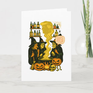 Cartão Bruxa Assustadora Halloween Anti Trump Feminista M