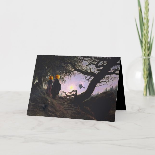 Cartão Bruxa Observando (Frente)