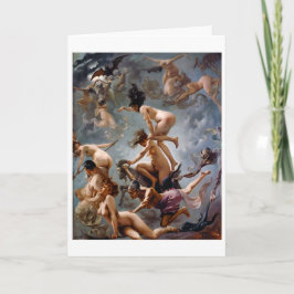 Cartão Bruxas indo para o seu Sabá | Falero |