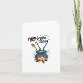 Cartão Bruxas São Loucas