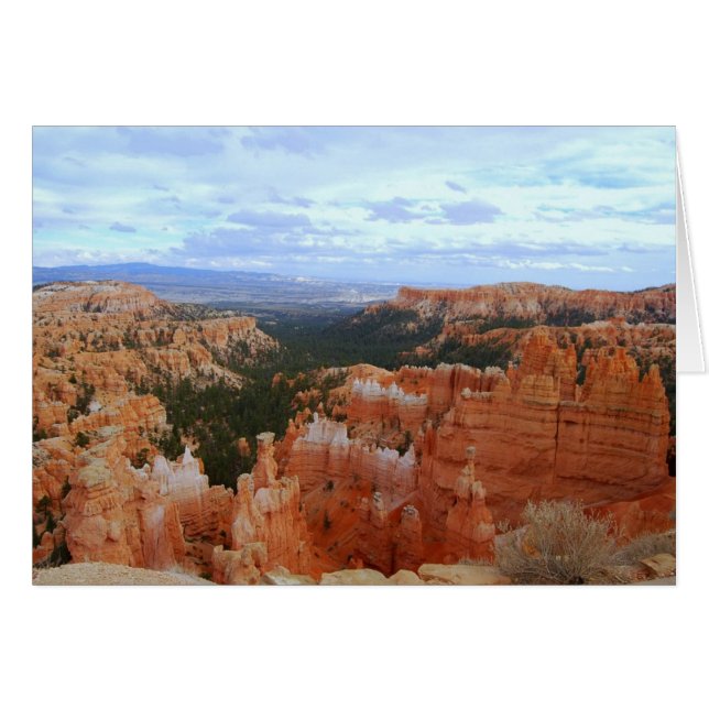 Cartão Bryce Canyon National Park, Utah, Card (Frente Horizontal)