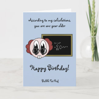 Cartão Bubble Tot Prof