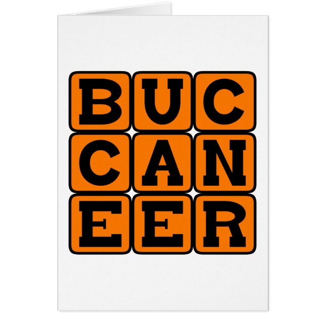 Cartão Buccaneer, Sea Pirate (Frente)