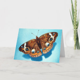Cartão Buckeye Butterfly Greeting Card