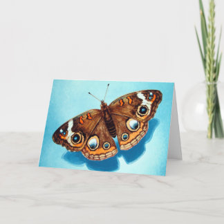 Cartão Buckeye Butterfly Greeting Card