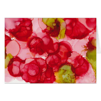 Cartão "Bud Red" - Impressão de Arte a Tinta Álcool