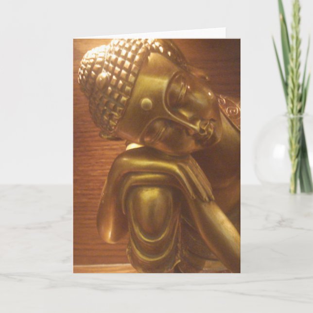 Cartão Buda Dormindo (Frente)