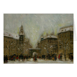 Cartão Budapest na neve