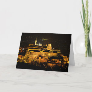 Cartão Budapeste à Noite