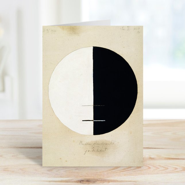 Cartão Budas Standpoint Earthly Life | Hilma af Klint (Criador carregado)