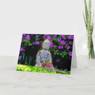 Cartão Buddha 2 Peace Greeting Card
