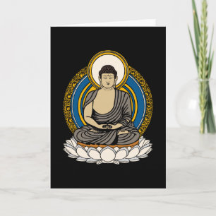 Cartão Buddha Dhyana Mudra