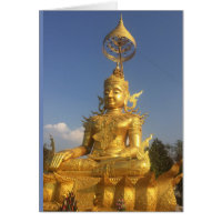 Buddha dourado em Wat Doi Saket, Chiang Mai