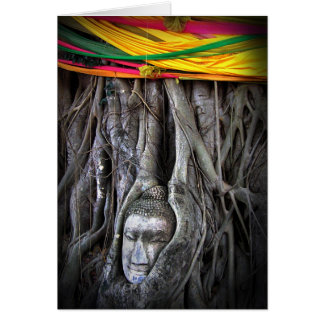 Cartão Buddha e a fotografia de Tailândia do budismo da