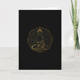 Cartão Buddha Mandala