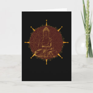 Cartão Buddha Mandala