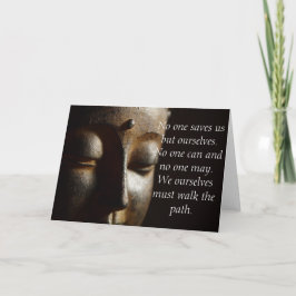 Cartão Buddha Quote: Inspirational Card
