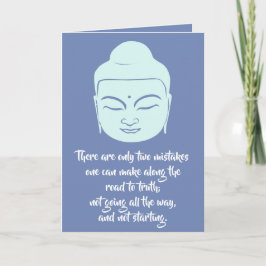 Cartão Buddha Road to Truth Greeting Card