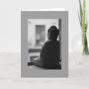 Cartão Buddha Sentado em Meditação