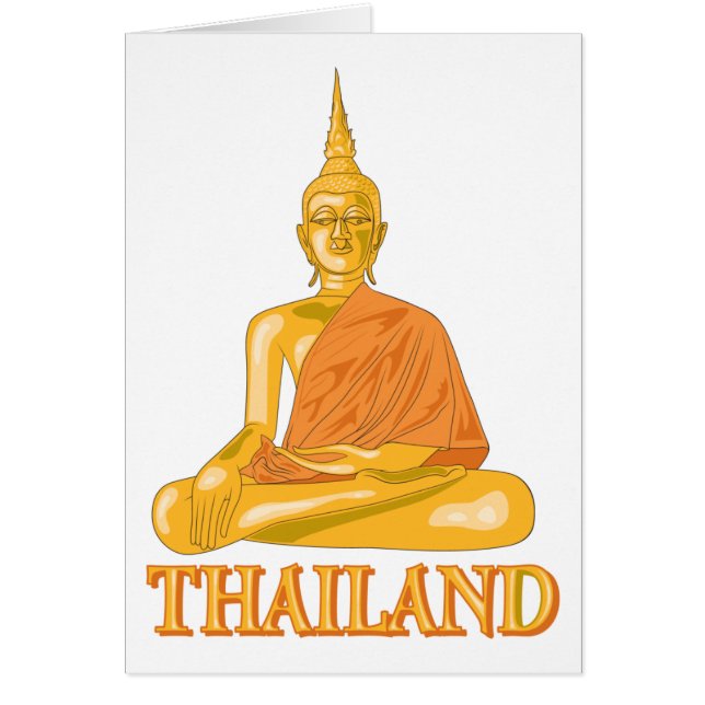 Cartão Buddha Tailândia (Frente)