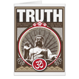 Cartão Buddha TRUTH