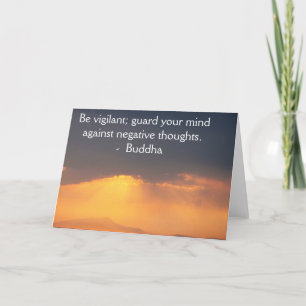 Cartão Buddha wisdom quote inspirational motivate