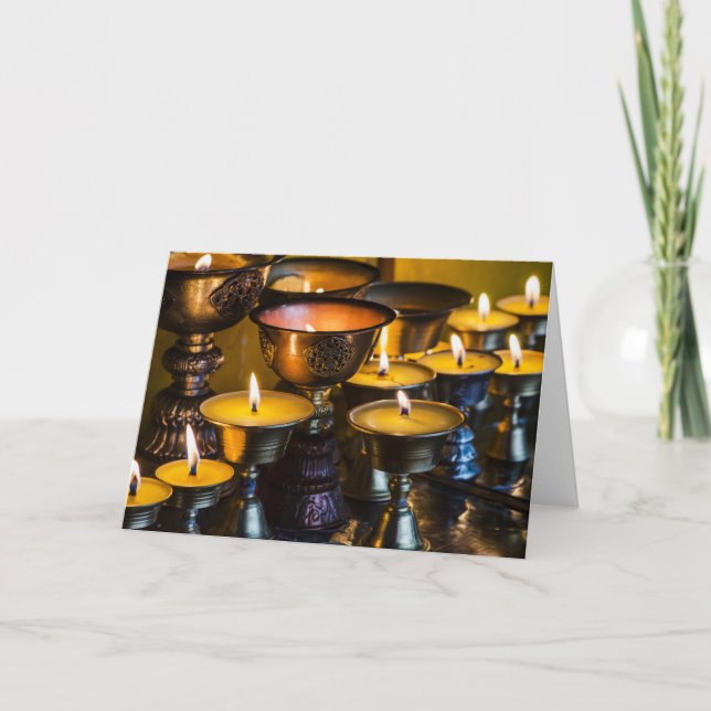 Cartão Buddhist Temple | Longwu Monastery (Frente)