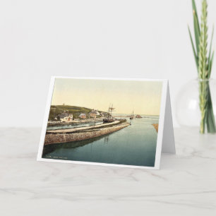 Cartão Bude, a fechadura, Cornwall, Inglaterra vintage Ph