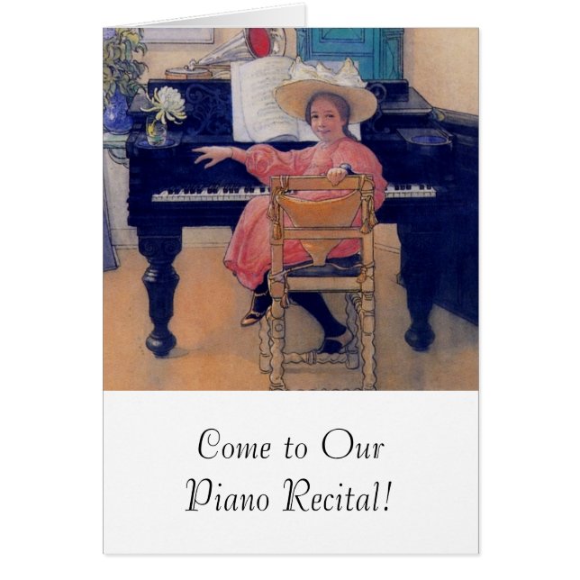 Cartão Buding Piano Diva (Frente)