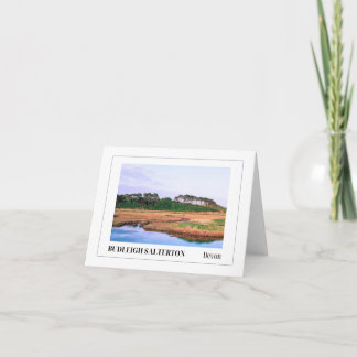 Cartão Budleigh Salterton, Devon, Inglaterra