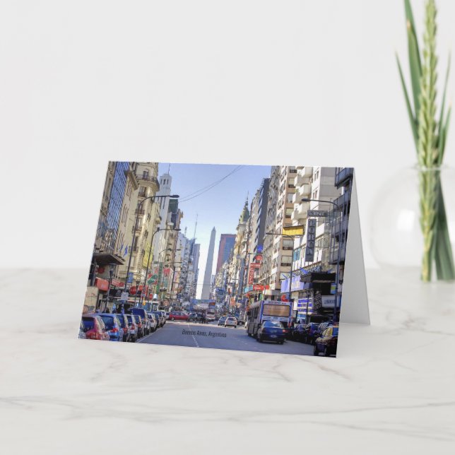 Cartão Buenos Aires, Argentina (Frente)