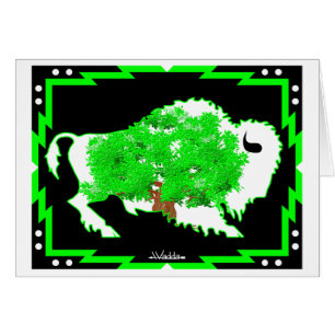 Cartão Búfalo sagrado