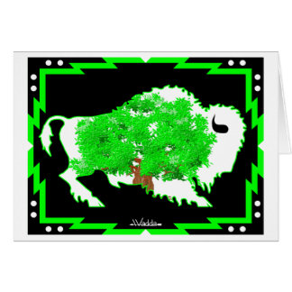 Cartão Búfalo sagrado