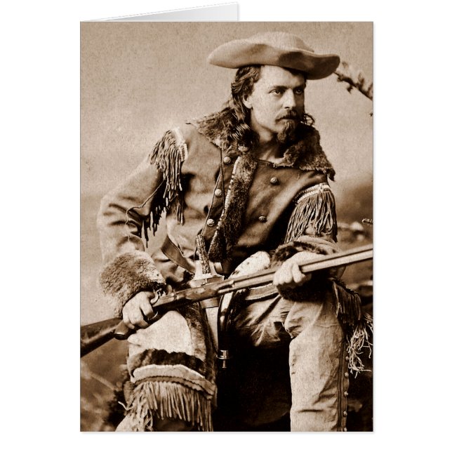 Cartão Buffalo Bill Cody - cerca de 1880 (Frente)