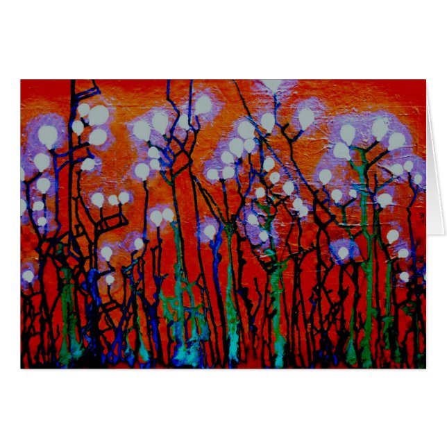 Cartão Bulbos do dente-de-leão (Frente Horizontal)