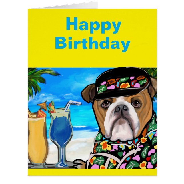 Cartão Buldogue (Frente)