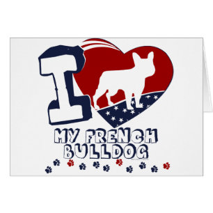 Cartão Buldogue francês