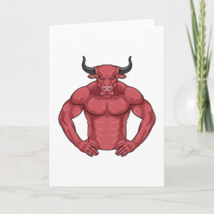 Cartão Bull como Bodybuilder extreme