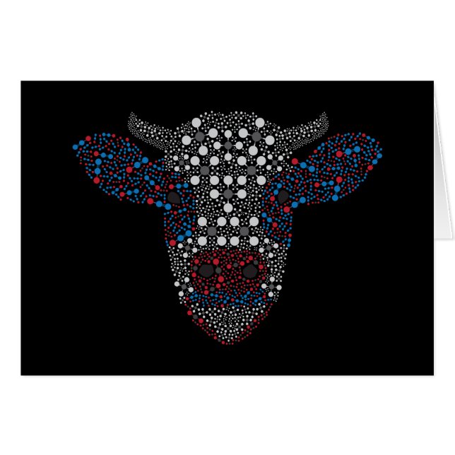 Cartão Bull de emissões agrícolas (Frente horizontal)