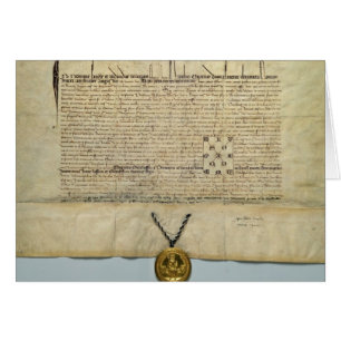 Cartão Bull do imperador romano santamente de Charles IV