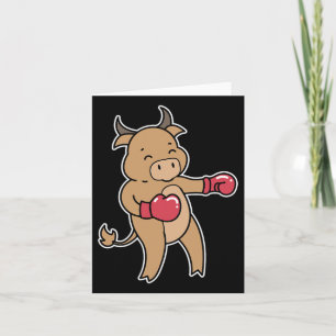 Cartão Bull faz boxing