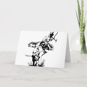 Cartão Bull Rider