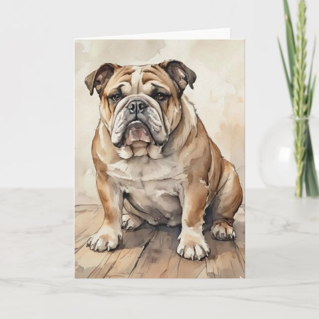 Cartão Bulldog (Frente)